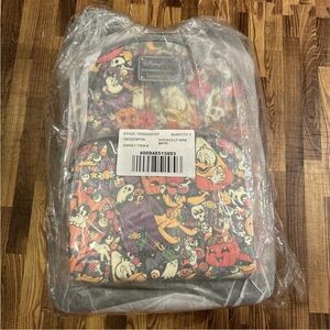 NWT Disney Parks Halloween Loungefly Mini Backpack Bag